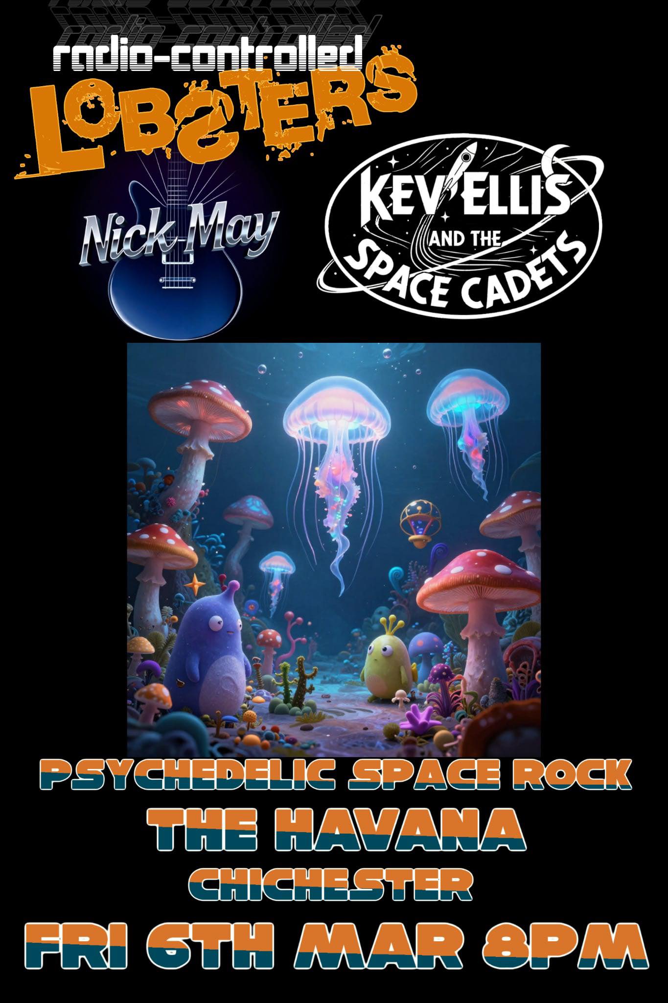 Kev Ellis and The Space Cadets at The Havana Bar